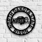 College Sports Metal Sign Nfl North Dakota State Bison 1