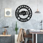 College Sports Metal Sign Nfl North Dakota State Bison 1