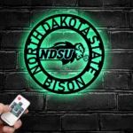 College Sports Metal Sign Nfl North Dakota State Bison 1