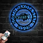 College Sports Metal Sign Nfl North Dakota State Bison 1