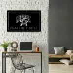 College Sports Metal Sign University Of Maryland Fear The Turtle 1