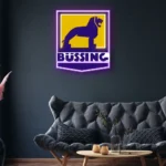 College Sports Neon Sign Bussing Logo 1