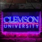 College Sports Neon Sign Clemson Ncaa 1