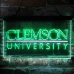 College Sports Neon Sign Clemson Ncaa 1