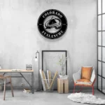 Colorado Avalanche Metal Sign Avs Hockey Crest 1