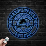 Colorado Avalanche Metal Sign Custom Nhl 1