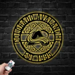 Colorado Avalanche Metal Sign Custom Nhl 1
