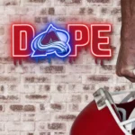 Colorado Avalanche Neon Sign Dripping Dope 1