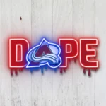 Colorado Avalanche Neon Sign Dripping Dope 1