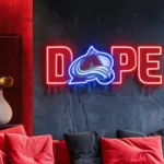Colorado Avalanche Neon Sign Dripping Dope 1