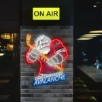 Colorado Avalanche Neon Sign Mascot Acrylic 1
