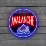 Colorado Avalanche Neon Sign Retro Acrylic 1