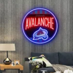 Colorado Avalanche Neon Sign Retro Acrylic 1