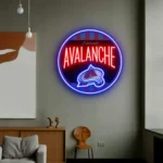 Colorado Avalanche Neon Sign Retro Acrylic 1