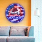 Colorado Avalanche Neon Sign Us Flag Acrylic 1