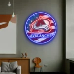 Colorado Avalanche Neon Sign Us Flag Acrylic 1