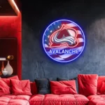 Colorado Avalanche Neon Sign Us Flag Acrylic 1