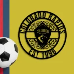 Colorado Rapids Metal Sign Custom Mls Fc 1