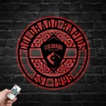 Colorado Rapids Metal Sign Custom Mls Fc 1