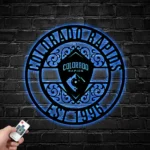 Colorado Rapids Metal Sign Custom Mls Fc 1