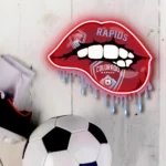 Colorado Rapids Neon Sign Fc Dripping Lips 1