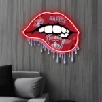 Colorado Rapids Neon Sign Fc Dripping Lips 1
