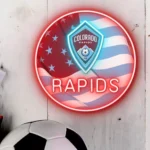 Colorado Rapids Neon Sign Fc Us Flag Acrylic 1