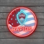 Colorado Rapids Neon Sign Fc Us Flag Acrylic 1