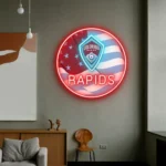 Colorado Rapids Neon Sign Fc Us Flag Acrylic 1
