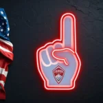 Colorado Rapids Neon Sign Mls Fc Foam Finger 1