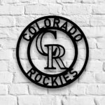 Colorado Rockies Metal Sign Mlb 1