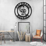 Colorado Rockies Metal Sign Mlb 1