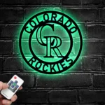 Colorado Rockies Metal Sign Mlb 1