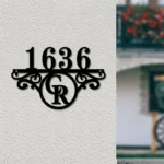 Colorado Rockies Metal Sign Tailored Mlb Monogram Metal House Number Sign 1