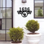 Colorado Rockies Metal Sign Tailored Mlb Monogram Metal House Number Sign 1