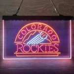 Colorado Rockies Neon Sign Artistic 3 Color 1
