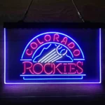 Colorado Rockies Neon Sign Artistic 3 Color 1