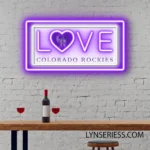 Colorado Rockies Neon Sign Love Sign 1