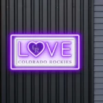 Colorado Rockies Neon Sign Love Sign 1