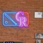Colorado Rockies Neon Sign Mlb Logo 1