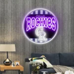 Colorado Rockies Neon Sign Retro Acrylic 1