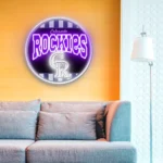 Colorado Rockies Neon Sign Retro Acrylic 1