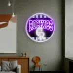 Colorado Rockies Neon Sign Retro Acrylic 1