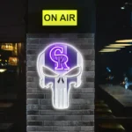 Colorado Rockies Neon Sign The Punisher 1