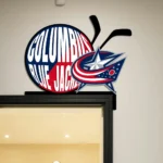 Columbus Blue Jackets Metal Sign Columbus Cbj Logo 1