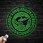 Columbus Blue Jackets Metal Sign Custom Nhl 1