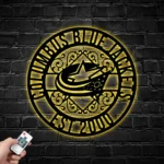 Columbus Blue Jackets Metal Sign Custom Nhl 1