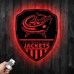 Columbus Blue Jackets Metal Sign Shield Shape 1