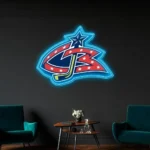 Columbus Blue Jackets Neon Sign Cbj Logo 1