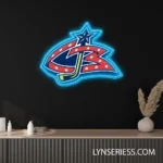 Columbus Blue Jackets Neon Sign Cbj Logo 1